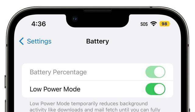 华为手机下电池电量
:苹果iOS16Beta6低电量模式下新增关闭电池百分比选项-第2张图片-太平洋在线下载
