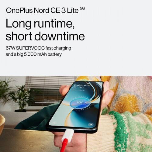 手机虚拟内存:一加 Nord CE 3 Lite手机将于4月4日发布，采用6.72英寸120Hz屏幕
